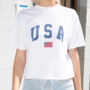 BRANDY MELVILLE ALEENA USA TEE